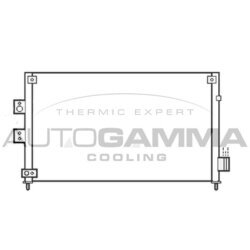 Kondenzátor klimatizácie AUTOGAMMA 107033