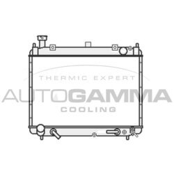 Chladič motora AUTOGAMMA 107056