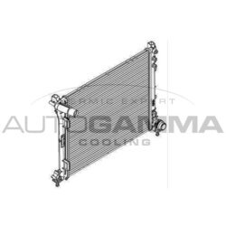 Chladič motora AUTOGAMMA 107087