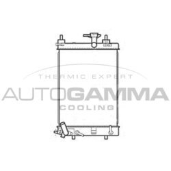 Chladič motora AUTOGAMMA 107206