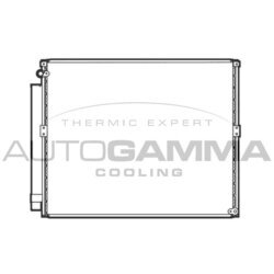 Kondenzátor klimatizácie AUTOGAMMA 107295