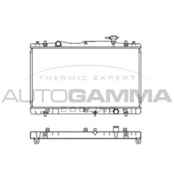 Chladič motora AUTOGAMMA 107326