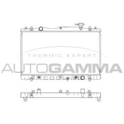 Chladič motora AUTOGAMMA 107327