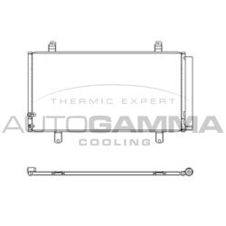Kondenzátor klimatizácie AUTOGAMMA 107339