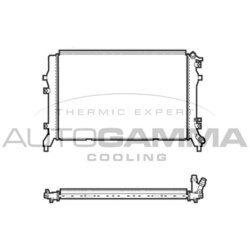 Chladič motora AUTOGAMMA 107437