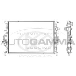 Chladič motora AUTOGAMMA 107731