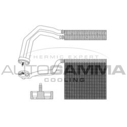 Výparník klimatizácie AUTOGAMMA 112073