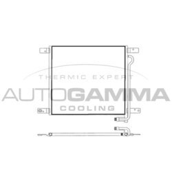 Kondenzátor klimatizácie AUTOGAMMA 304482