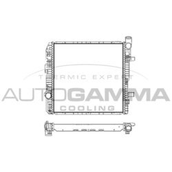 Chladič motora AUTOGAMMA 401046
