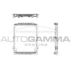 Chladič motora AUTOGAMMA 404112