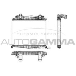 Chladič plniaceho vzduchu AUTOGAMMA 404448