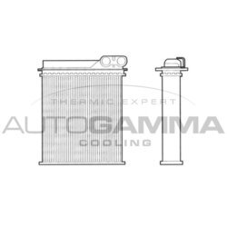 Výmenník tepla vnútorného kúrenia AUTOGAMMA 101613