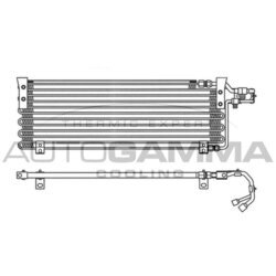 Kondenzátor klimatizácie AUTOGAMMA 101756