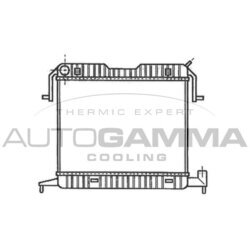 Chladič motora AUTOGAMMA 102235