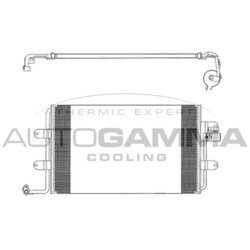 Kondenzátor klimatizácie AUTOGAMMA 102813