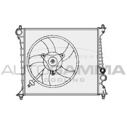 Chladič motora AUTOGAMMA 102894