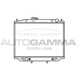 Chladič motora AUTOGAMMA 102932