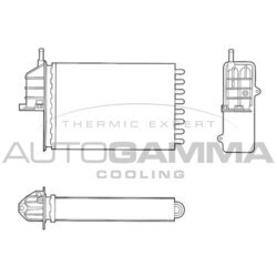 Výmenník tepla vnútorného kúrenia AUTOGAMMA 103189