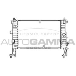 Chladič motora AUTOGAMMA 103520