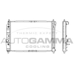 Chladič motora AUTOGAMMA 103951