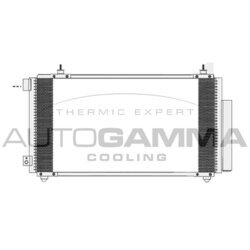 Kondenzátor klimatizácie AUTOGAMMA 104201