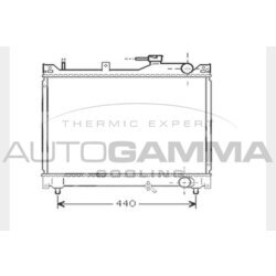 Chladič motora AUTOGAMMA 104565