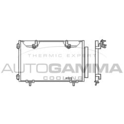 Kondenzátor klimatizácie AUTOGAMMA 104766