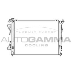 Chladič motora AUTOGAMMA 104835