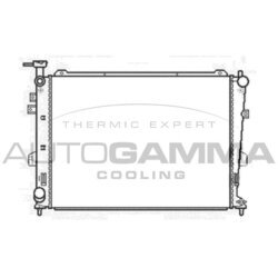 Chladič motora AUTOGAMMA 104839