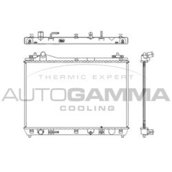 Chladič motora AUTOGAMMA 105138