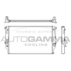 Chladič motora AUTOGAMMA 105184