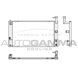 Chladič motora AUTOGAMMA 105250