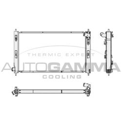 Chladič motora AUTOGAMMA 105386
