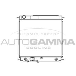 Chladič motora AUTOGAMMA 105494