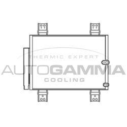 Kondenzátor klimatizácie AUTOGAMMA 105539
