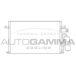 Kondenzátor klimatizácie AUTOGAMMA 105609