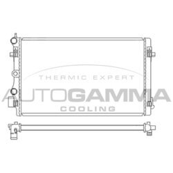 Chladič motora AUTOGAMMA 105692
