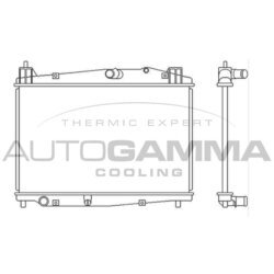 Chladič motora AUTOGAMMA 105695