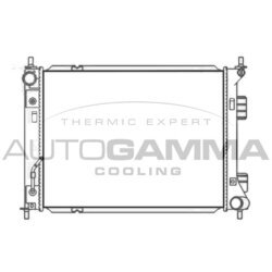 Chladič motora AUTOGAMMA 107490