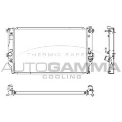 Chladič motora AUTOGAMMA 107569
