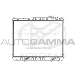 Chladič motora AUTOGAMMA 107726