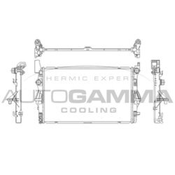 Chladič motora AUTOGAMMA 110009