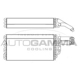 Výparník klimatizácie AUTOGAMMA 112163