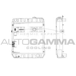 Chladič motora AUTOGAMMA 404054