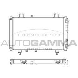 Chladič motora AUTOGAMMA 100175