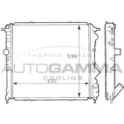 Chladič motora AUTOGAMMA 100886