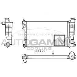 Chladič motora AUTOGAMMA 101328