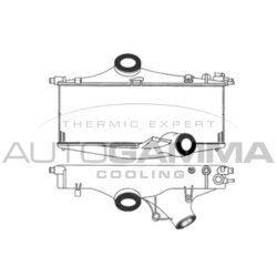 Chladič plniaceho vzduchu AUTOGAMMA 101948