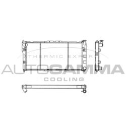Chladič motora AUTOGAMMA 101997