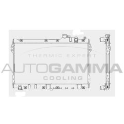 Chladič motora AUTOGAMMA 101998